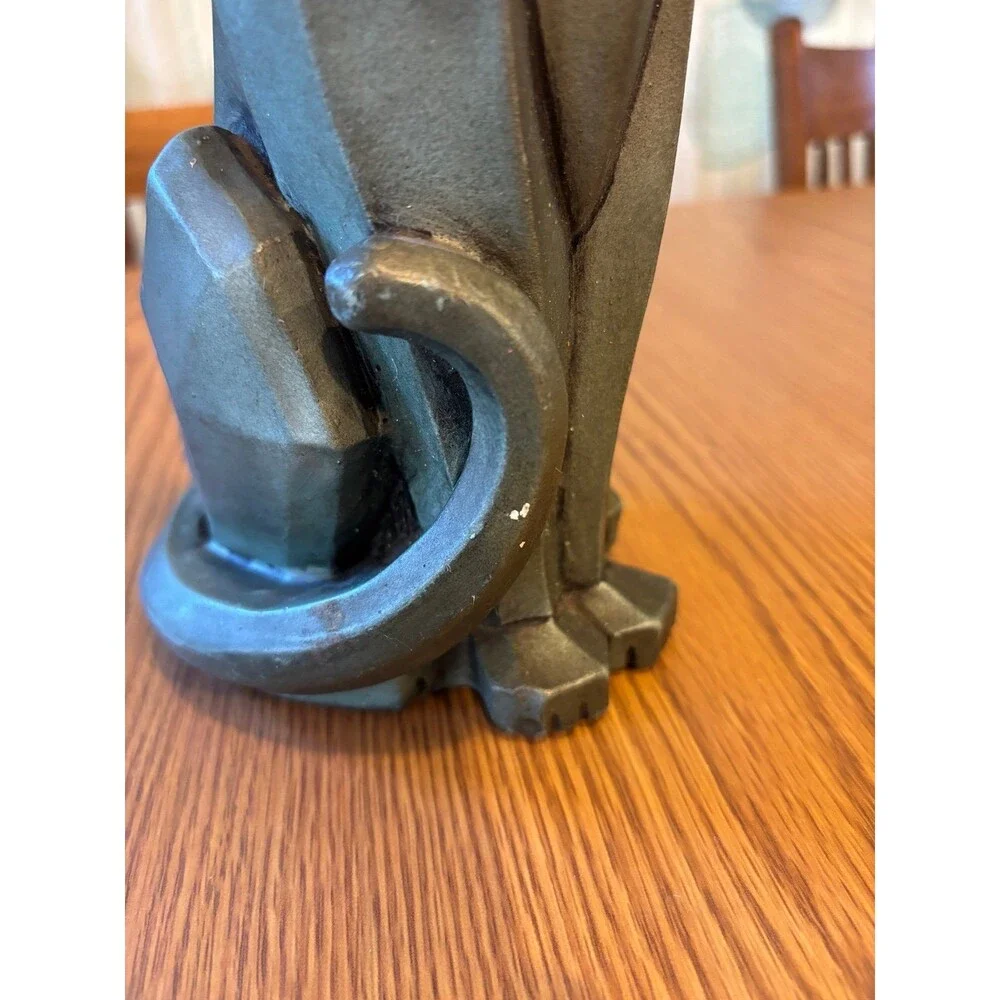 Vintage 1960s Universal Statuary Cubist Cat Mid Century Siamese Statue MCM